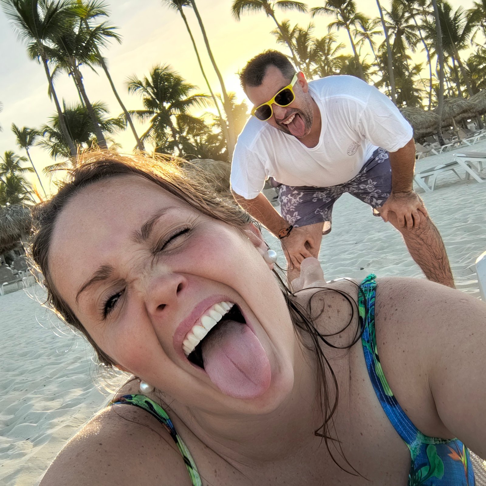 Risas en la playa
