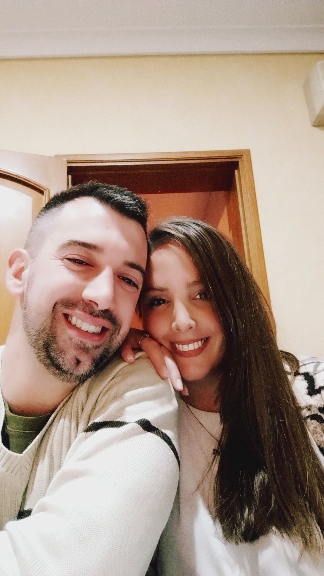 Selfie de amor Agus y Fran